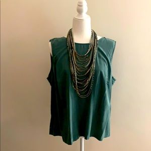 Never worn, sleeveless blouse